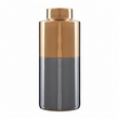 Stellar Grey Large Metallic Vase
