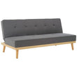 Stockholm 3 Seat Grey Sofa Bed