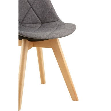 Stockholm Grey Diamond Pattern Dining Chair