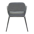 Stockholm Grey Fabric Dining Chair