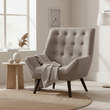 Stockholm Grey Linen Effect Accent Chair