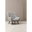 Stockholm Grey Linen Effect Accent Chair