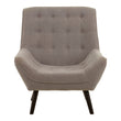 Stockholm Grey Linen Effect Accent Chair