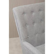 Stockholm Grey Linen Effect Accent Chair
