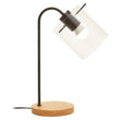 Stockholm Matte Black Curved Table Lamp