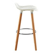 Stockholm Matte White Bar Stool