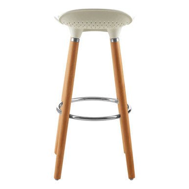 Stockholm Matte White Bar Stool