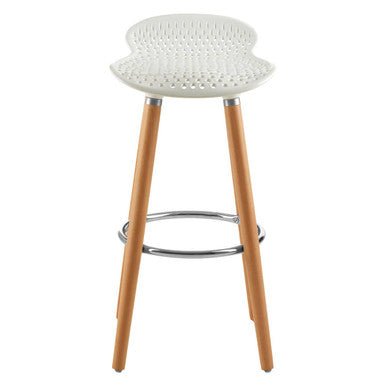 Stockholm Matte White Bar Stool