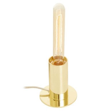 Stockholm Shiny Brass Finish Table Lamp