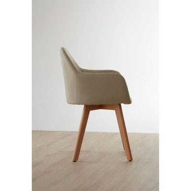 Stockholm Stone Fabric Dining Chair