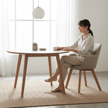 Stockholm Stone Fabric Dining Chair