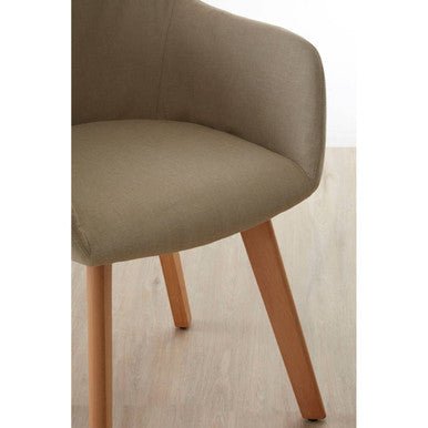 Stockholm Stone Fabric Dining Chair