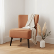 Stockholm Terracotta Fabric Chair