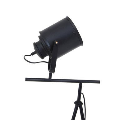 Stockholm Two Spotlight Matte Black Tripod Floor Lamp