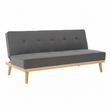 Stockholm 3 Seat Grey Sofa Bed