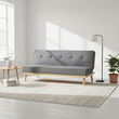 Stockholm 3 Seat Grey Sofa Bed