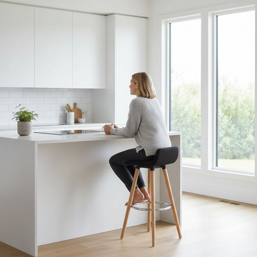 Stockholm Black Bar Stool