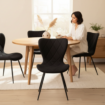 Stockholm Black Dining Chair