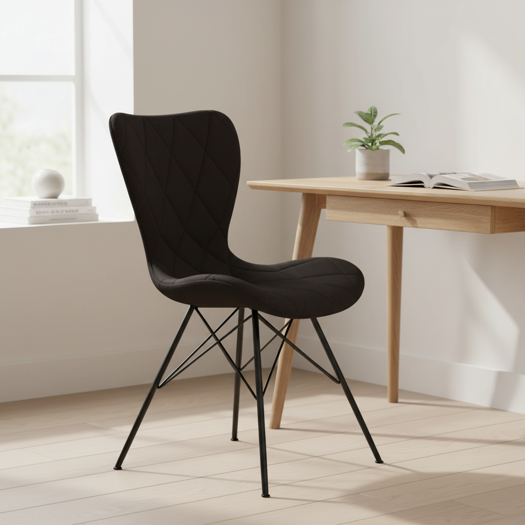 Stockholm Black Dining Chair
