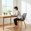 Stockholm Grey Diamond Pattern Dining Chair