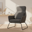 Stockholm Grey Fabric Chair