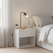 Stockholm Matte Black Curved Table Lamp