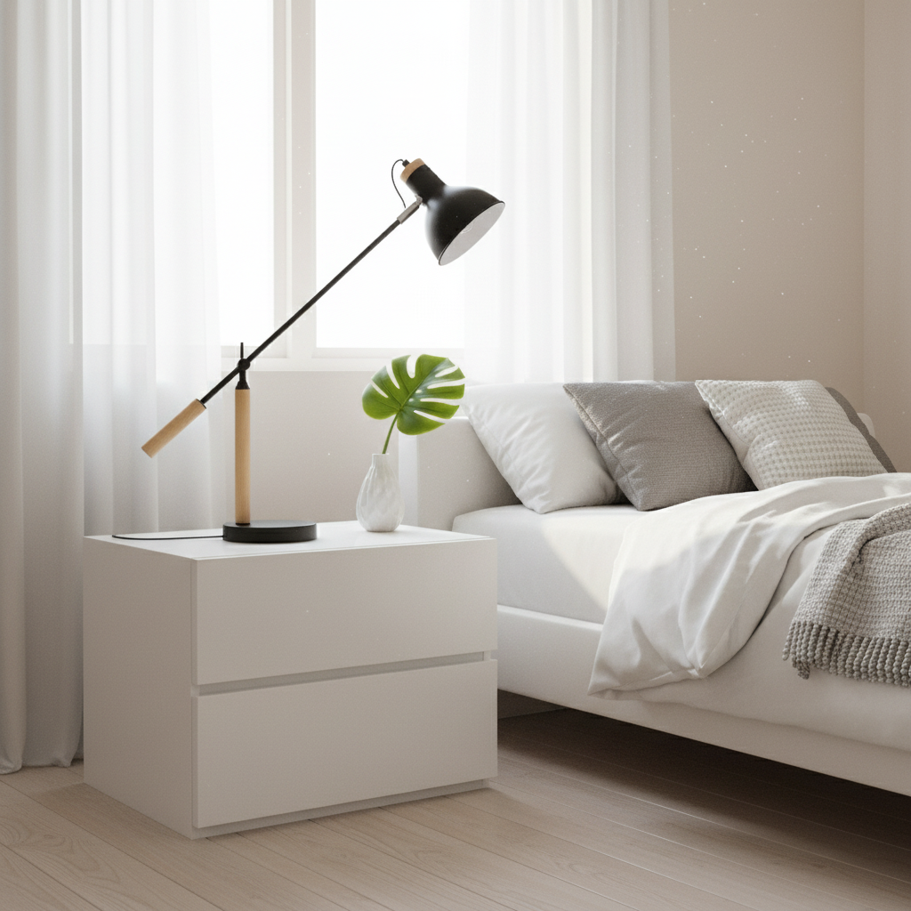 Stockholm Matte Black Table Lamp