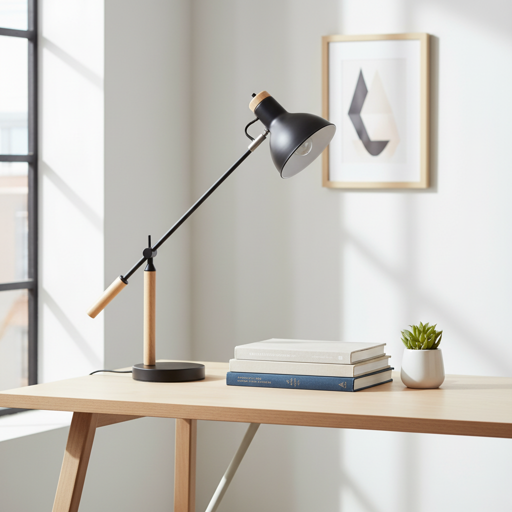 Stockholm Matte Black Table Lamp
