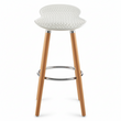 Stockholm Matte White Bar Stool