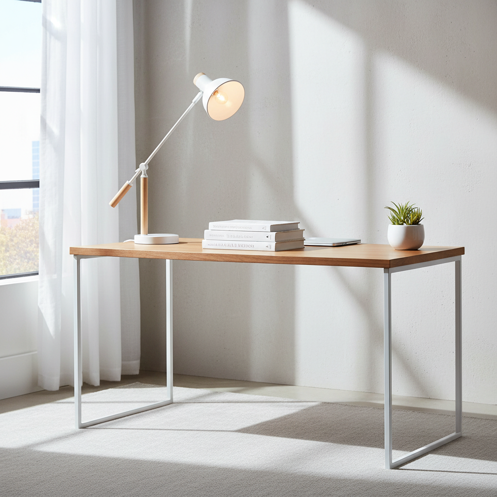 Stockholm Matte White Table Lamp