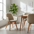 Stockholm Stone Fabric Dining Chair