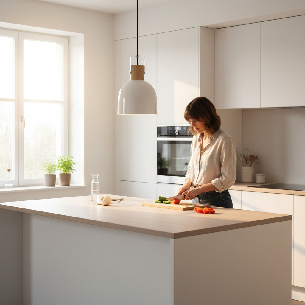 Stockholm White Pendant Light