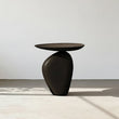 Stone Shape Side Table, Black