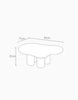 Stylish Cloud Shape Coffee Table