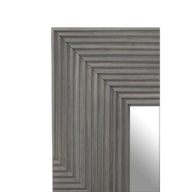 Suar Grey Wash Mango Wood Wall Mirror