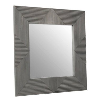 Suar Grey Wash Mango Wood Wall Mirror