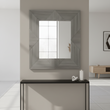 Suar Grey Wash Mango Wood Wall Mirror