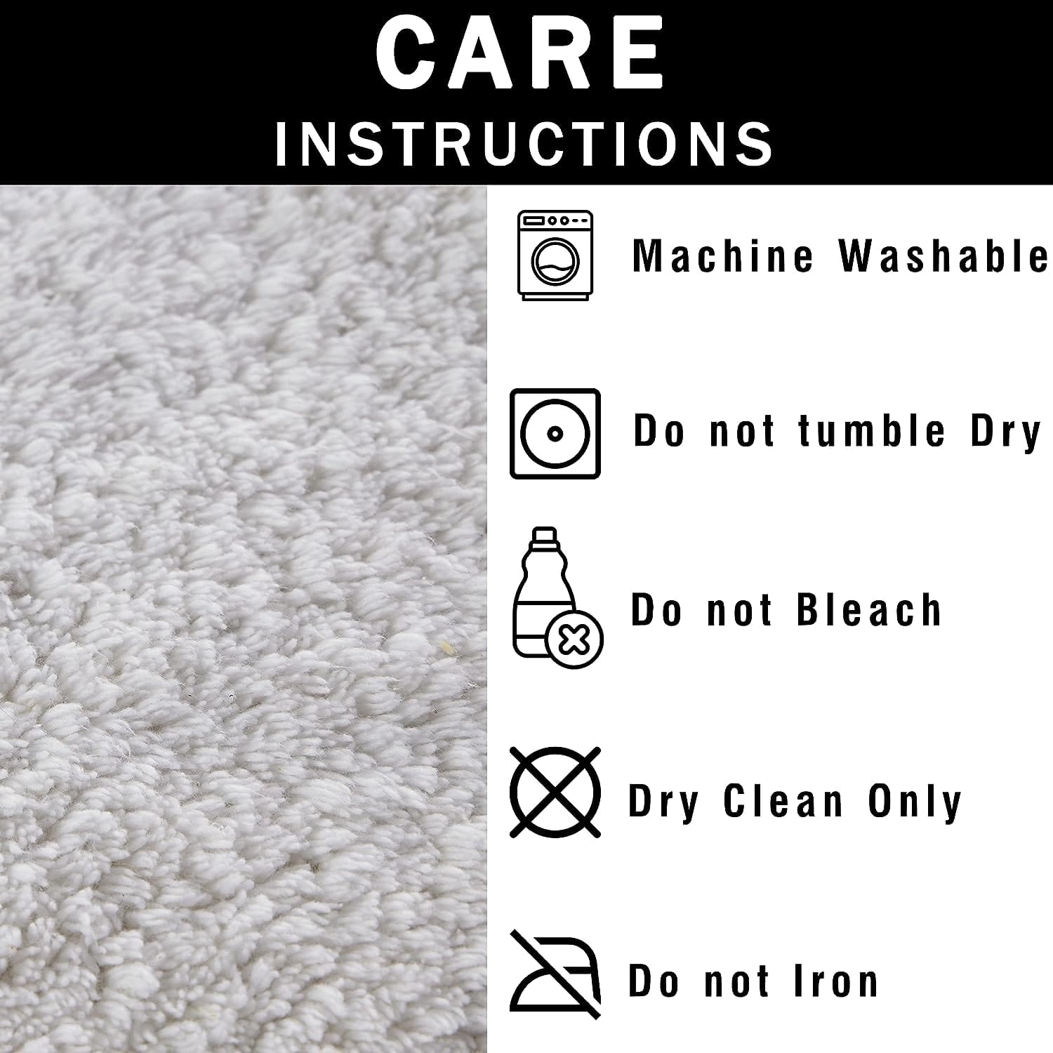 Super Soft Absorbent Non - Slip Round Tasselled Bath Mat 100% Cotton Bathroom Rug in Duck Egg Grey Natural and White