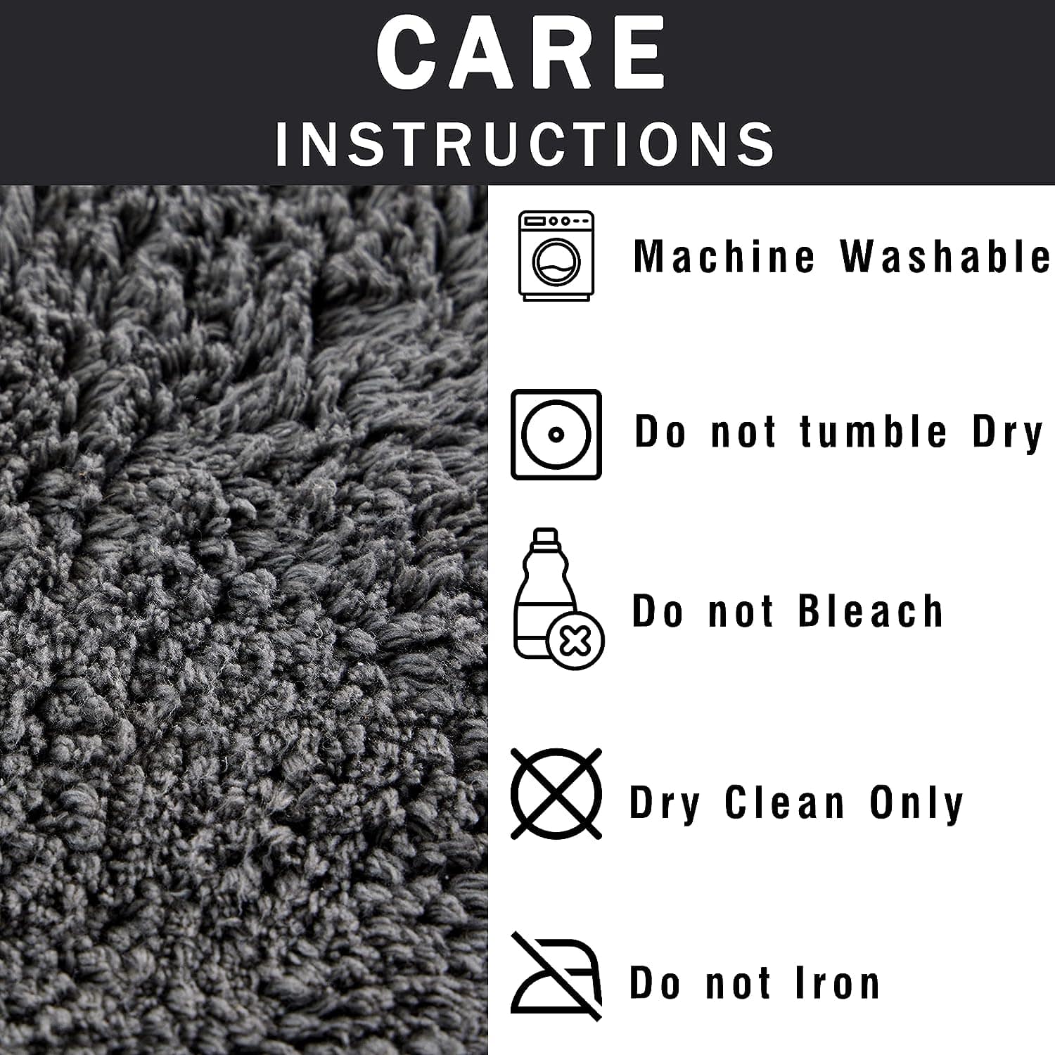 Super Soft Absorbent Non - Slip Round Tasselled Bath Mat 100% Cotton Bathroom Rug in Duck Egg Grey Natural and White