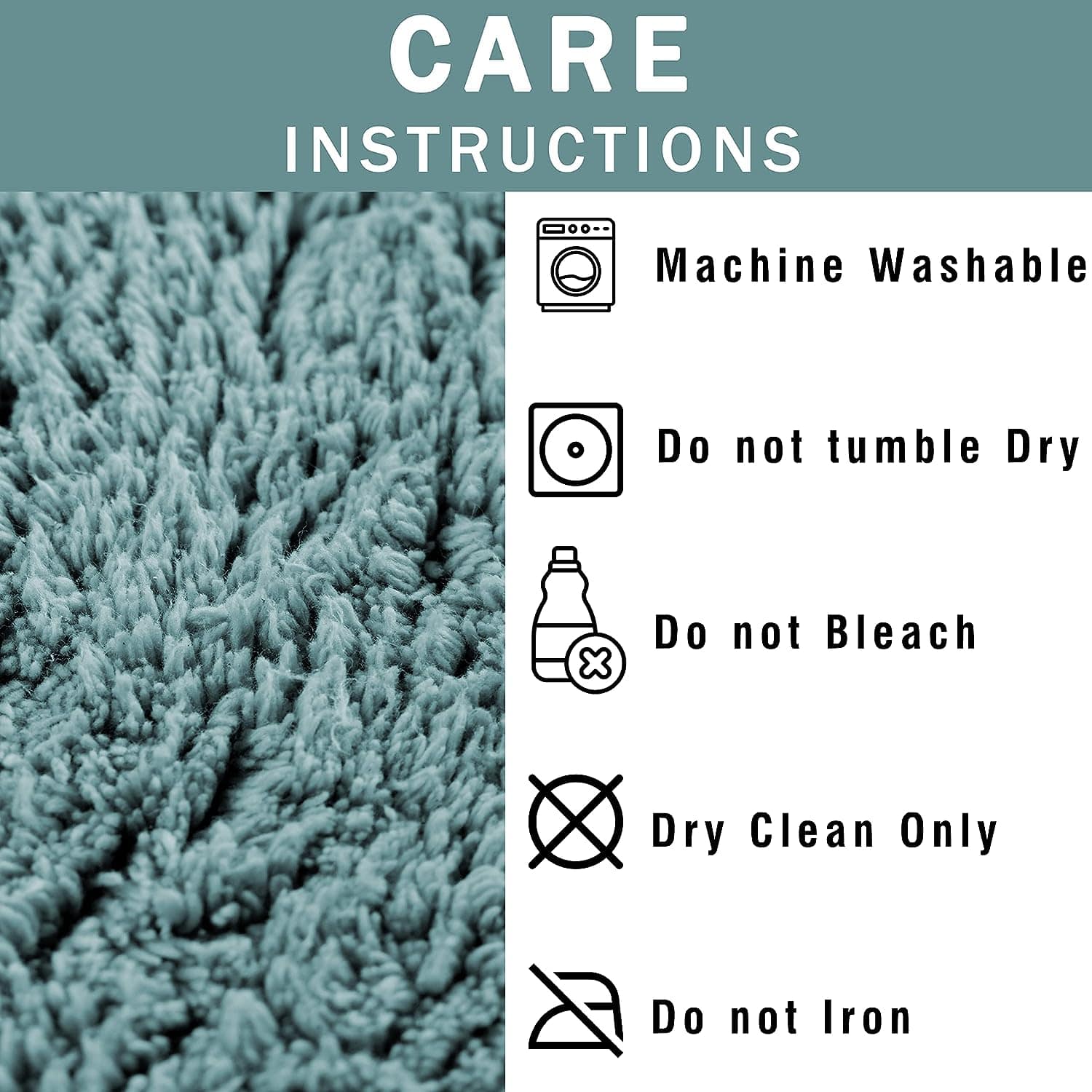 Super Soft Absorbent Non - Slip Round Tasselled Bath Mat 100% Cotton Bathroom Rug in Duck Egg Grey Natural and White