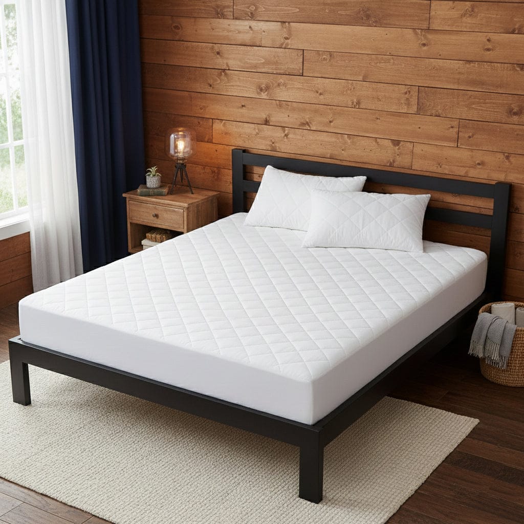 Superb Quilted Extra Deep Mattress Protector Microfibre Top for All Bed Sizes Premium Bedding Protection