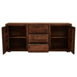 Surati Two Door Three Drawer Sheesham And Acacia Sideboard