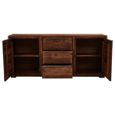 Surati Two Door Three Drawer Sheesham And Acacia Sideboard