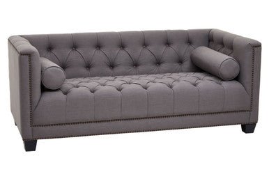 Surina 2 Seat Grey Fabric Sofa
