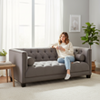 Surina 2 Seat Grey Fabric Sofa