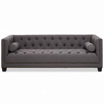 Surina 3 Seat Grey Fabric Sofa