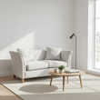 Sutton Two Seat Grey Fabric Sofa