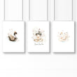 Swan Print | Set of 3 wall art prints