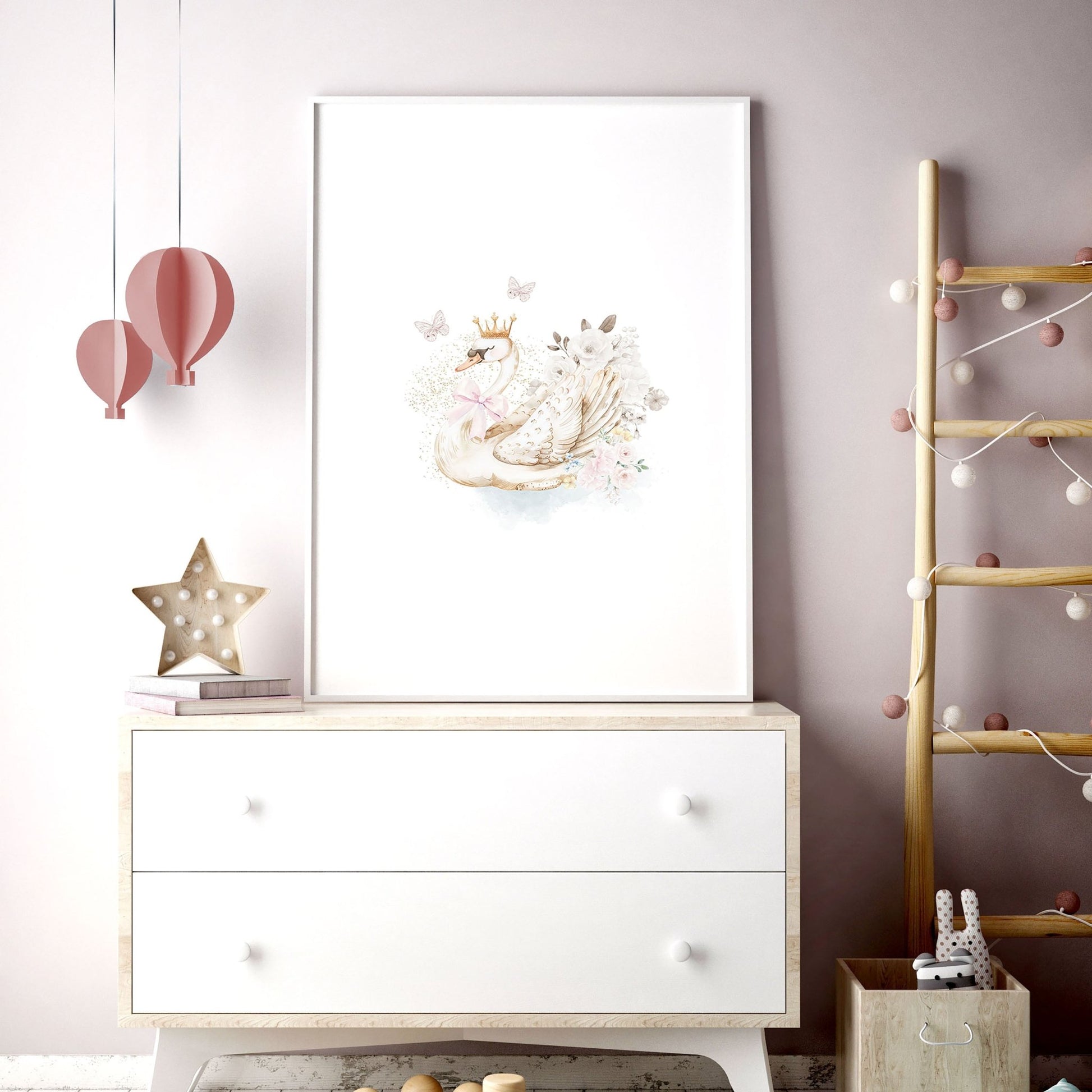 Swan Print | Set of 3 wall art prints