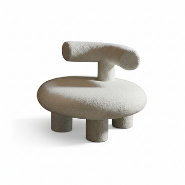 T Shapte Sheep Armchair, Cashmere wool